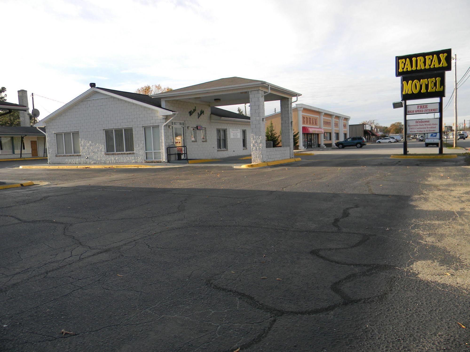 Fairfax Motel Roanoke Rapids Exterior foto